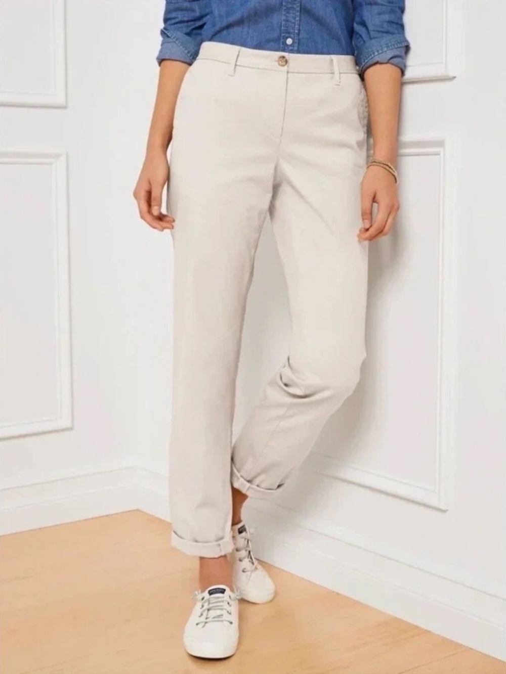 NWT Talbots Relaxed Chino Size 12